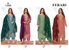 Ferari By Naari 71001 To 71004 Jacquard Designer Salwar Suits Wholesale In Delhi